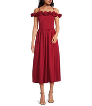 Load image into Gallery viewer, Maribelle Dress - Deep red
