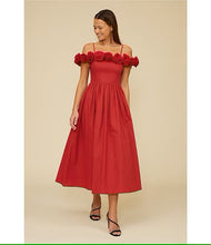 Load image into Gallery viewer, Maribelle Dress - Deep red
