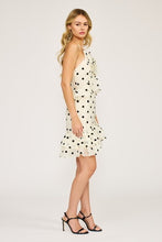 Load image into Gallery viewer, Remy Ruffle Dress - Cream/Black
