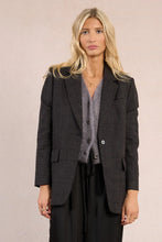 Load image into Gallery viewer, Checkered Blazer - Black
