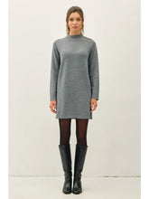 Load image into Gallery viewer, Sweater mini dress - Char
