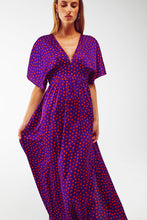 Load image into Gallery viewer, Angel sleeve Dress - Purple
