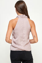 Load image into Gallery viewer, Satin Halter Top - Champagne

