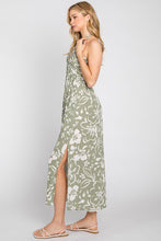 Load image into Gallery viewer, Halter maxi with Slit - Sage
