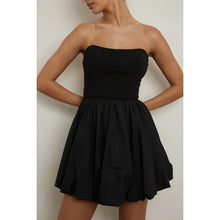 Load image into Gallery viewer, Bubble Mini Dress - Black

