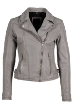 Load image into Gallery viewer, ALEZ LEATHER JACKET - light grey
