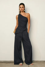 Load image into Gallery viewer, Linen Pants - Navy
