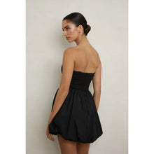 Load image into Gallery viewer, Bubble Mini Dress - Black
