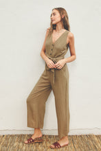 Load image into Gallery viewer, Buttondown Jumpsuit - Olive
