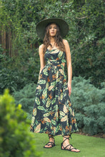 Load image into Gallery viewer, Tropical maxi Dress - Black
