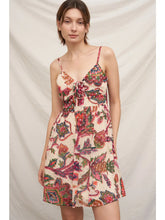 Load image into Gallery viewer, Printed Mini Dress W Dots - Multi
