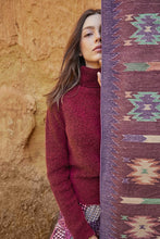 Load image into Gallery viewer, Turtleneck Sweater - Dark Red
