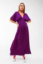 Load image into Gallery viewer, Angel sleeve Dress - Purple

