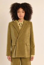 Load image into Gallery viewer, Velvet Blazer - olive
