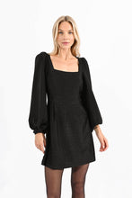Load image into Gallery viewer, Square neck Dress - Black
