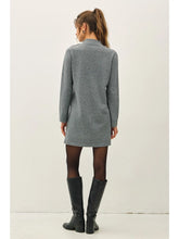Load image into Gallery viewer, Sweater mini dress - Char
