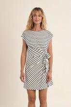 Load image into Gallery viewer, Striped Dress - White Navy
