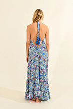 Load image into Gallery viewer, Halter maxi dress - Blue athena
