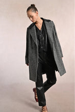 Load image into Gallery viewer, Herringbone Coat - Black
