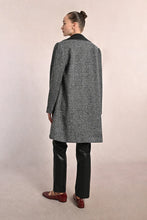 Load image into Gallery viewer, Herringbone Coat - Black
