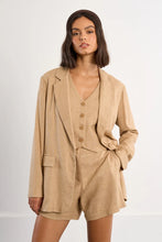 Load image into Gallery viewer, Linen Blazer - Beige
