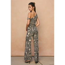 Load image into Gallery viewer, Tropical leaf pants - Midnight

