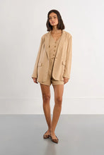Load image into Gallery viewer, Linen Blazer - Beige
