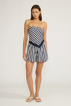 Load image into Gallery viewer, NAR SCARF TOP - NAVY STRIPE
