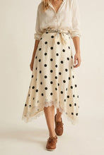 Load image into Gallery viewer, Polkadot Skirt - Cream
