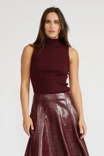 Load image into Gallery viewer, Marcy Knitted Top - Burgundy
