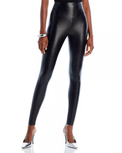 Load image into Gallery viewer, FAUX LEATHER LEGGING - BLACK
