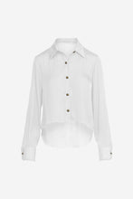 Load image into Gallery viewer, blanket stitch cropped blouse - Offwhite
