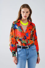 Load image into Gallery viewer, floral chiffon blouse - multi
