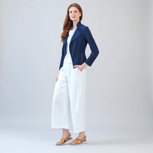 Load image into Gallery viewer, Suede knit Jacket - Navy
