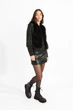 Load image into Gallery viewer, Faux Fur Vest - Black
