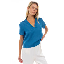 Load image into Gallery viewer, Cropped Collar blouse - Yale
