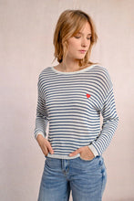 Load image into Gallery viewer, Striped Sweater - Denim
