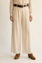 Load image into Gallery viewer, Lightweight Wide pants - Cream

