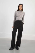 Load image into Gallery viewer, Straight Suit Pants - Black
