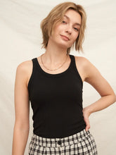Load image into Gallery viewer, Scoop Neck Tank - Black
