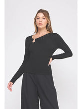 Load image into Gallery viewer, soft modal detail hardwre top - BLACK
