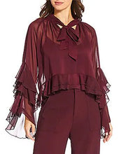 Load image into Gallery viewer, Wide Leg Pants - Burgundy
