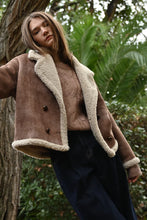 Load image into Gallery viewer, Aviator Coat - Brown
