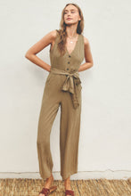 Load image into Gallery viewer, Buttondown Jumpsuit - Olive
