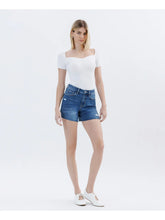 Load image into Gallery viewer, Hi Rise Denim Shorts - Song
