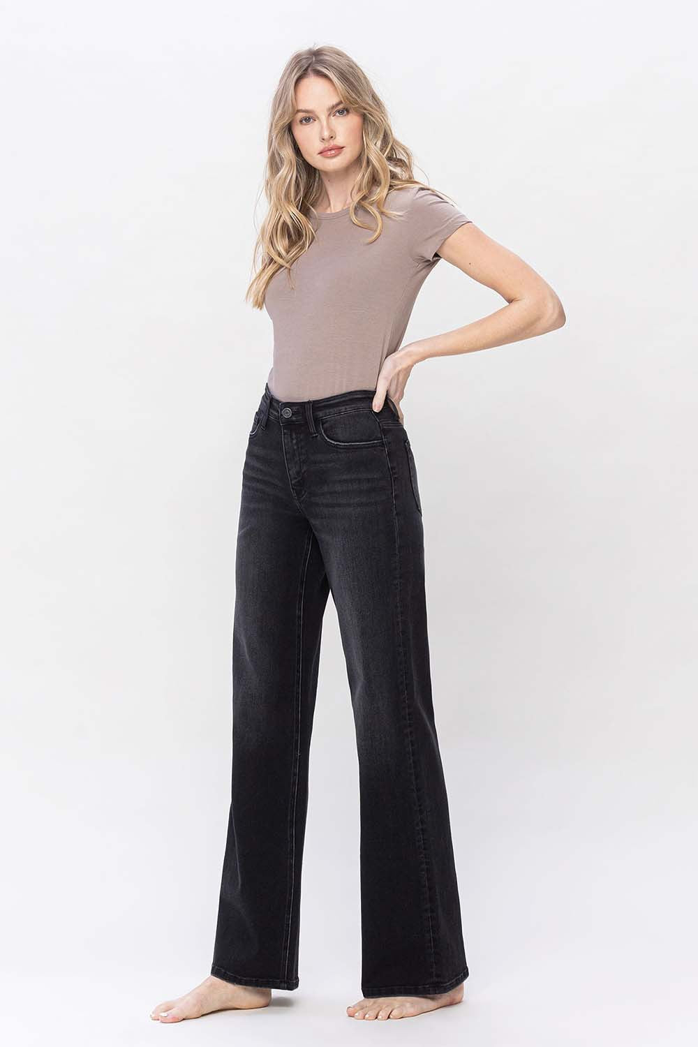 Loose fit hi rise jeans - Encore
