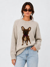 Load image into Gallery viewer, French bulldog sweater - Beige
