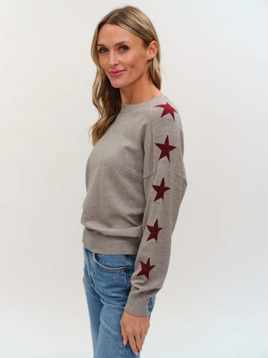 Star sweatshirt - Grey