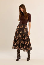 Load image into Gallery viewer, Ruffled skirt - Chocolate
