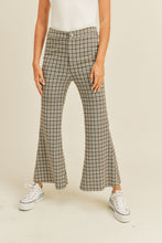 Load image into Gallery viewer, Plaid Flare pants - Navy
